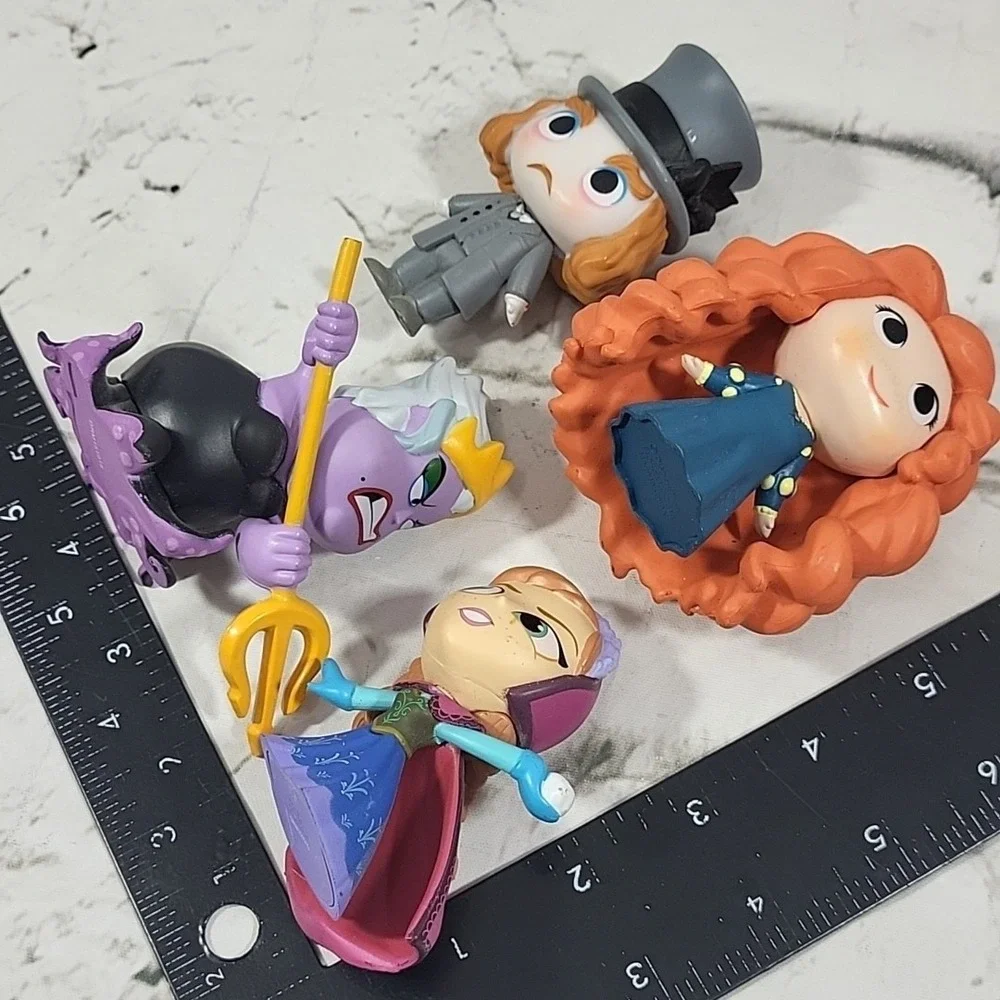Funko Vinyl Figures Disney Characters Lot Ursula Anna Brave Merida Mad Hatter‎